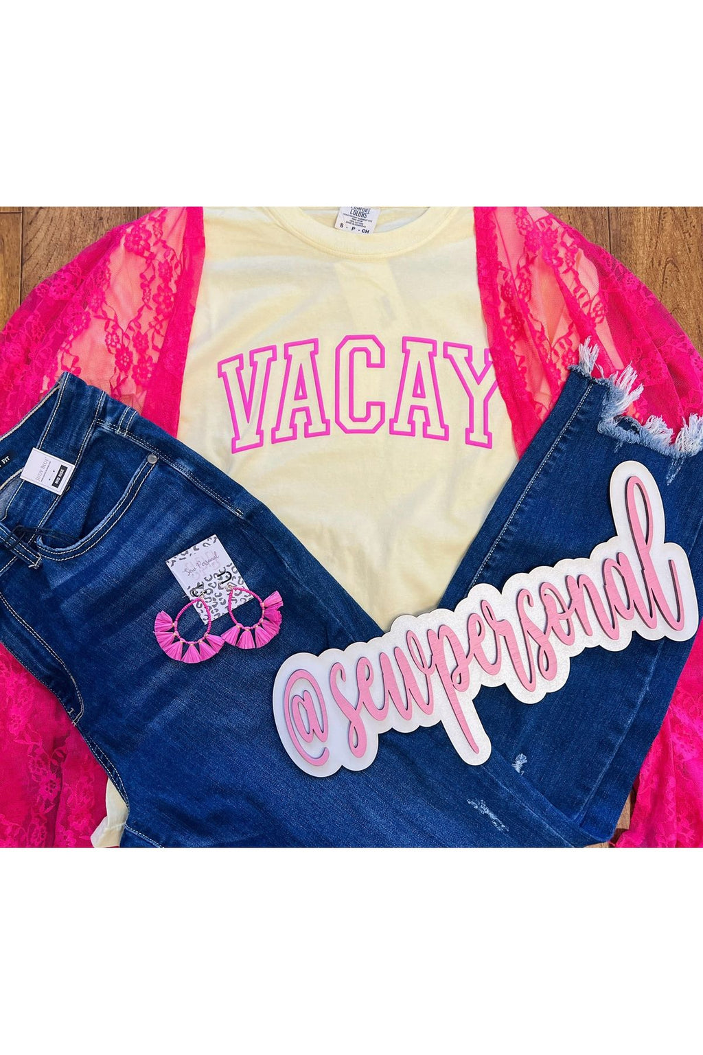 Vacay Puff Print Graphic Tee