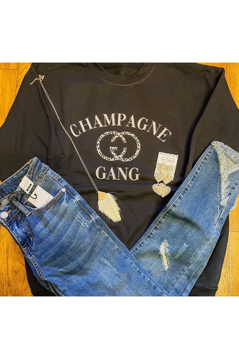 Champagne Gang Crewneck