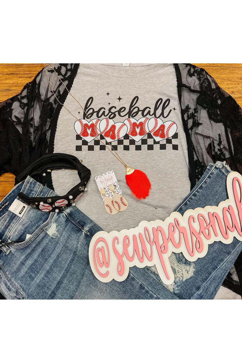 Baseball Mama Graphic Tee