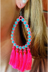 Teardrop Tassel Earrings