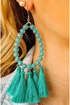 Teardrop Tassel Earrings