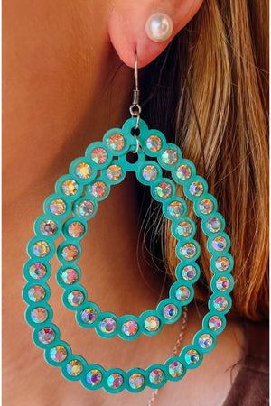 Tiered Gem Earrings